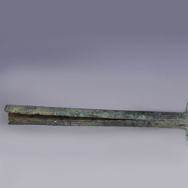 Large Luristan Bronze Socketed Spearhead