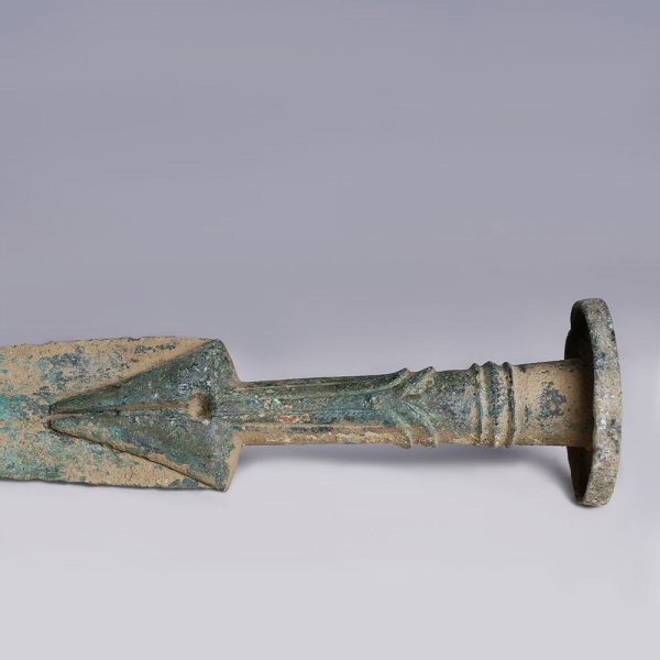 Luristan Bronze Sword with Original Pommel and Hilt