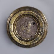 Medieval Silver Applique with Owner's Initial