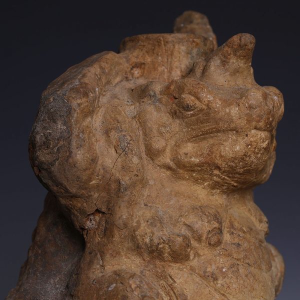 Tang Dynasty  Mythical Beast Group with a Bodhisattva