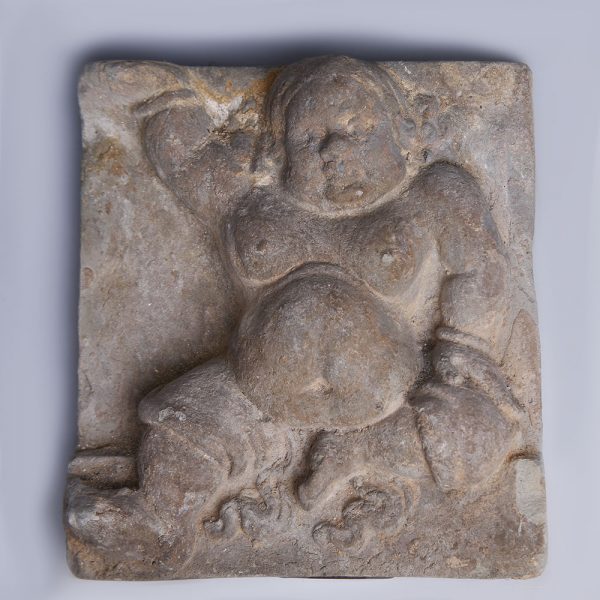 Tang Dynasty Stone Plaque with Male Figure