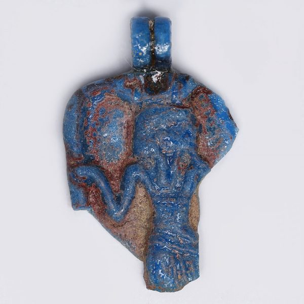 Egyptian Faience Amulet of Heh