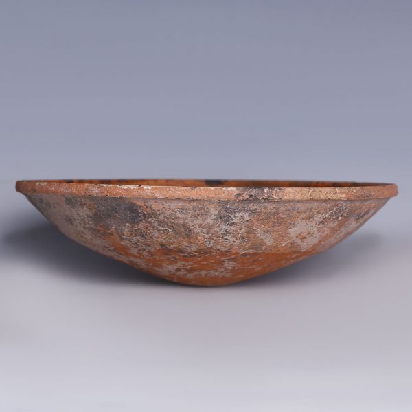 Exquisite Nabataean Egg-Shell Bowl with Decoration