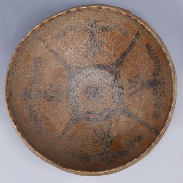 Indus Valley Terracotta Bowl with Birds