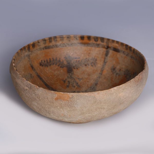 Indus Valley Terracotta Bowl with Birds