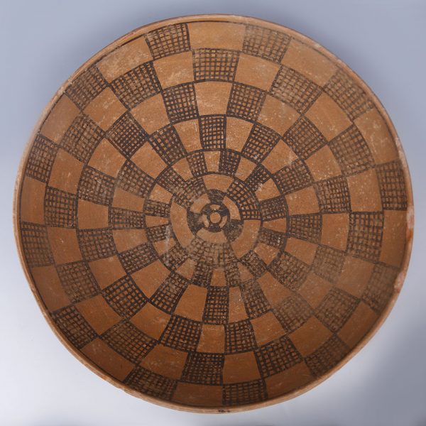 Indus Valley Terracotta Bowl with Geometrical Motif