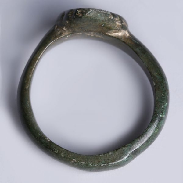 Large Roman Bronze Signet Ring