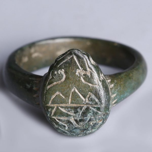 Large Roman Bronze Signet Ring