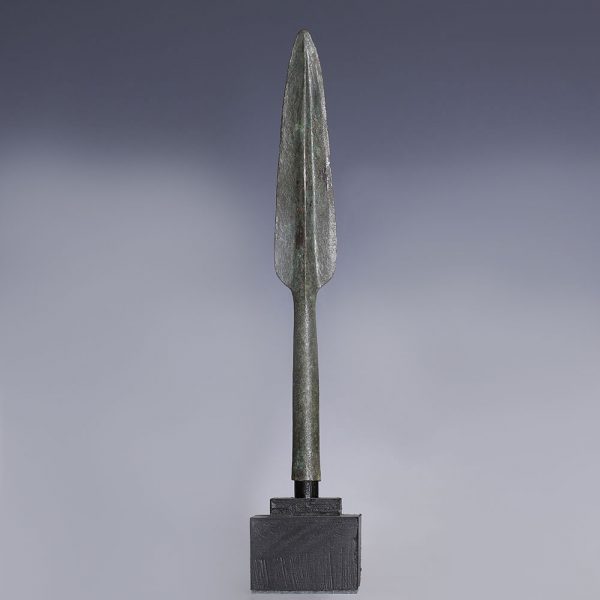 Luristan Bronze Socketed Spearhead