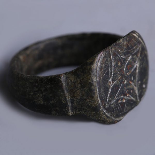 Medieval Bronze Signet Ring