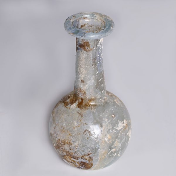 Roman Pale Glass Bottle