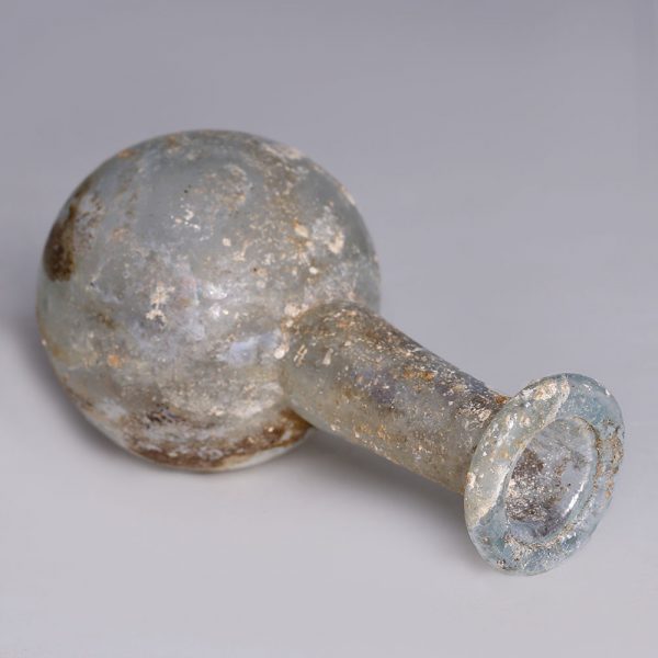 Roman Pale Glass Bottle