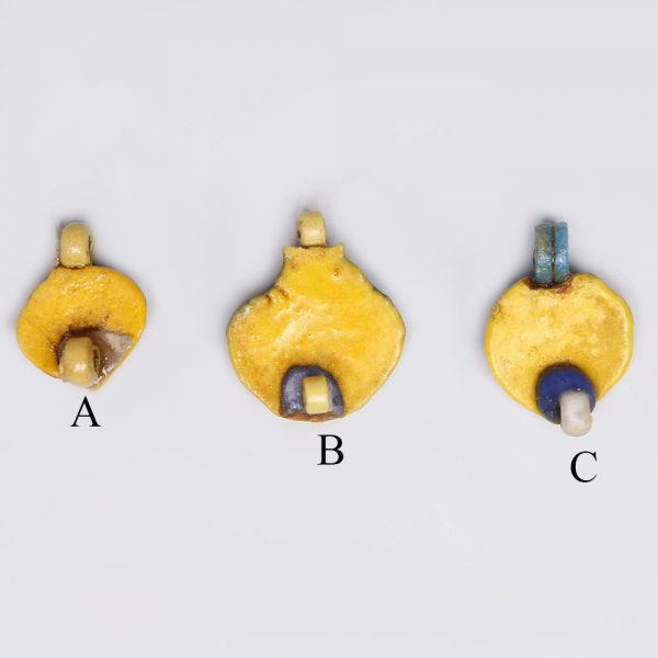 Selection of Egyptian Yellow Faience Mandrake Amulets