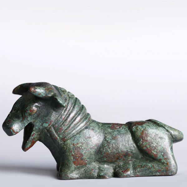 Archaic Greek Bronze Statuette of a Bull