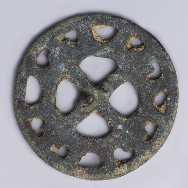 Bactrian Bronze Seal Stamp with Cross Motif