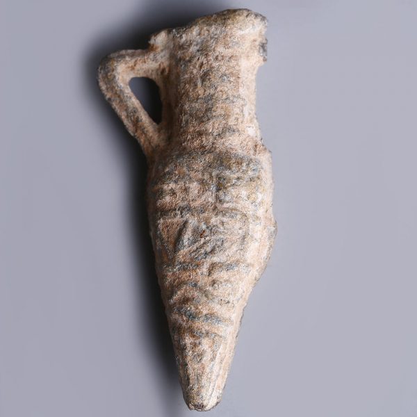 Roman Holy Land Amphora Shaped Ampulla