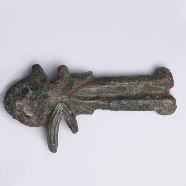 Luristan Bronze Axe Head with Animal Head