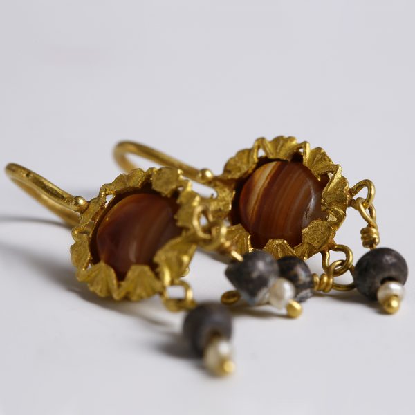 Beautiful matching pair of Roman Earrings