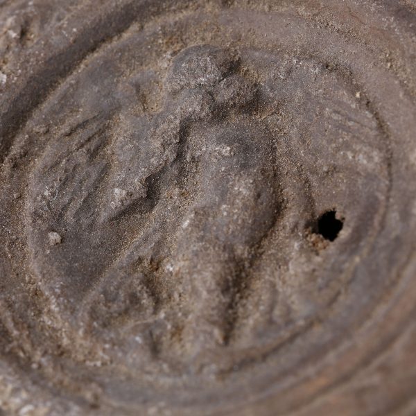 Roman Oil Lamp with Goddess Victoria