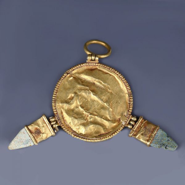Exceptional Thracian Repoussè Gold Disc