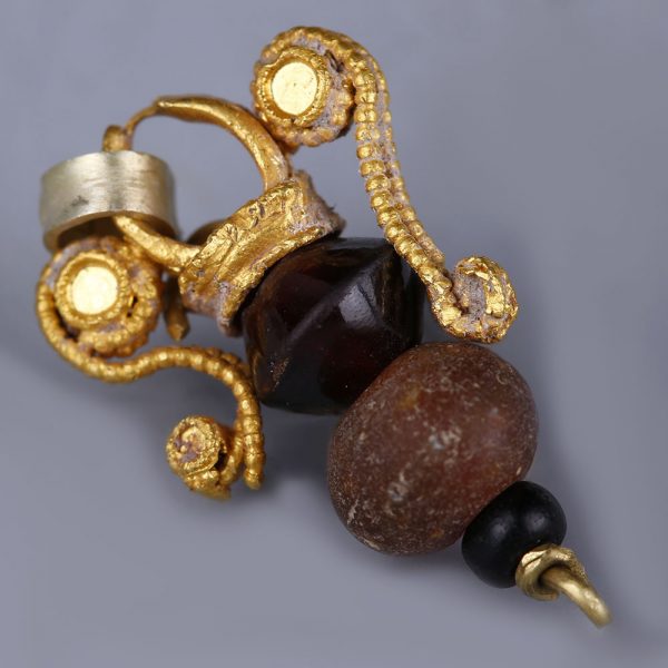 Greek Gold Amphora-Shaped Pendant