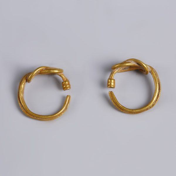 Ancient Greek Herakles Knot Earrings