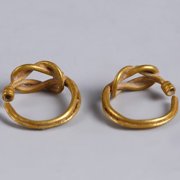 Ancient Greek Herakles Knot Earrings