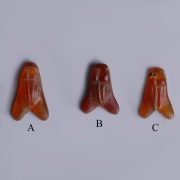 Selection of Egyptian Carnelian Fly Amulets