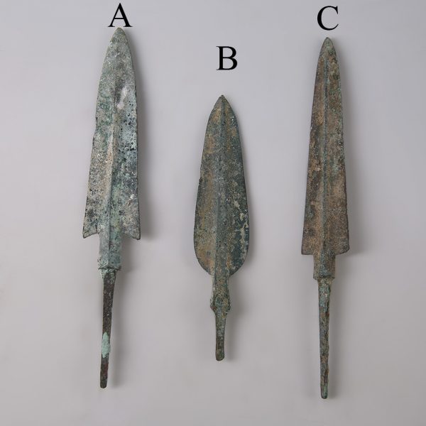 Selection of Luristan Bronze Arrowheads