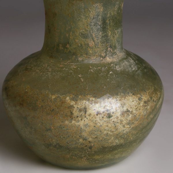 Large Ancient Roman Glass Jar