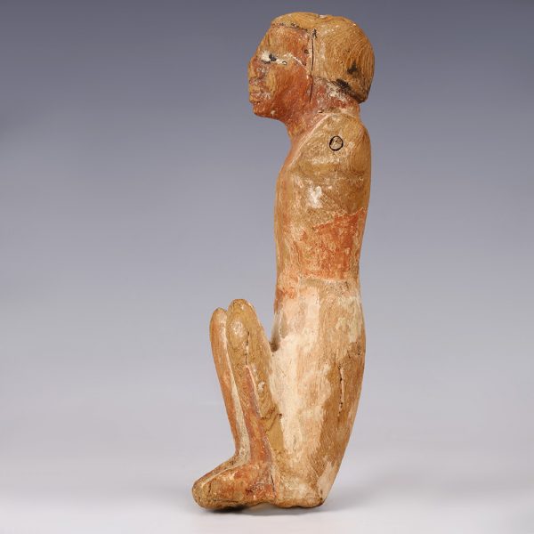 Egyptian Wooden Servant Figurine