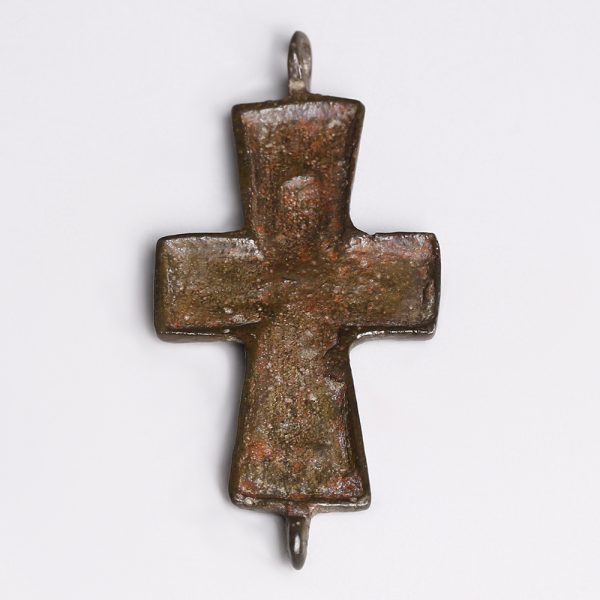 Byzantine Enkolpion Cross Fragment with Christ
