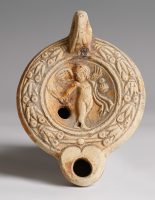 Roman Oil Lamp Cupid 1