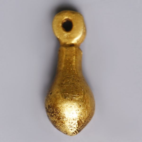 Ancient Egyptian Gold Poppy Amulet