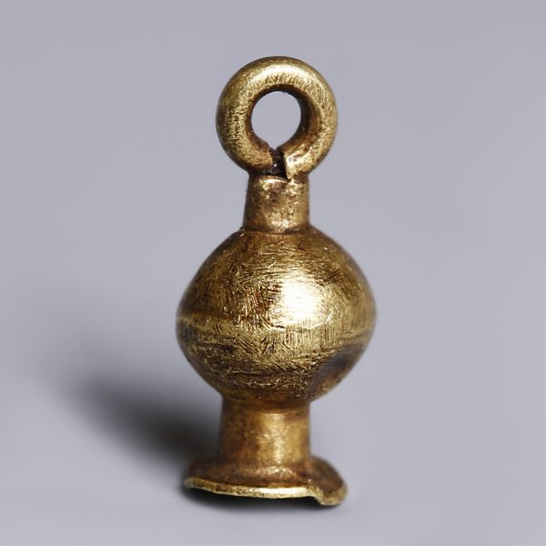 Ancient Egyptian Gold Poppy Amulet