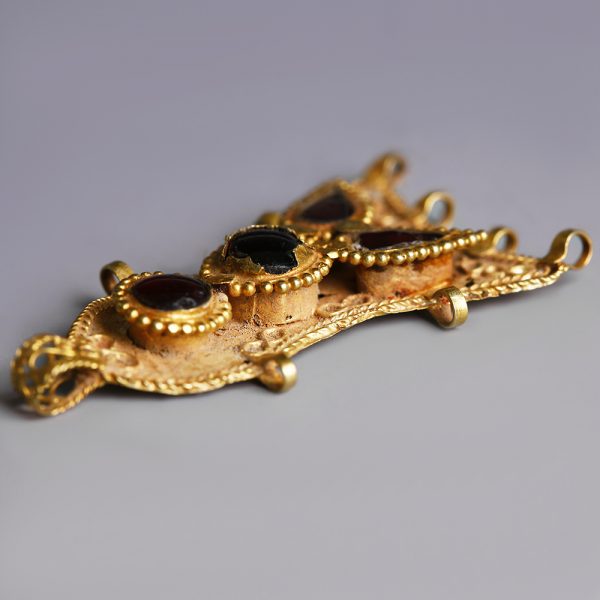 Byzantine Gold Pendant with Garnet