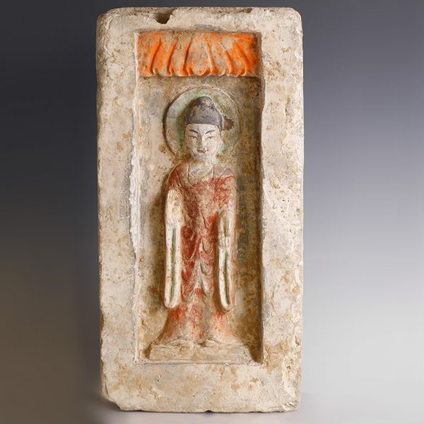 Chinese Northern Wei Brick with Guanyin