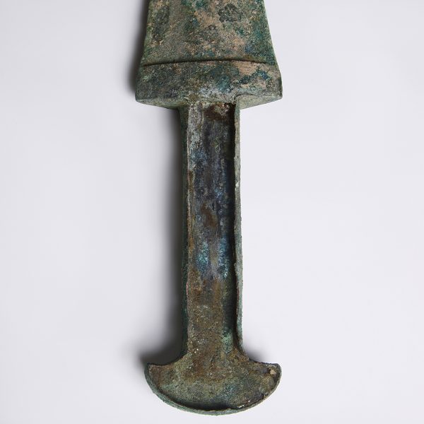 Luristan Bronze Short-Sword with Flanged Hilt