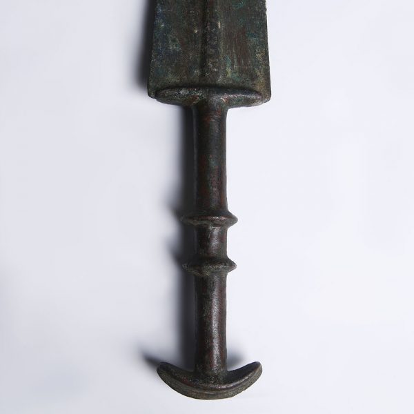 Luristan Bronze Short-Sword with Integral Hilt