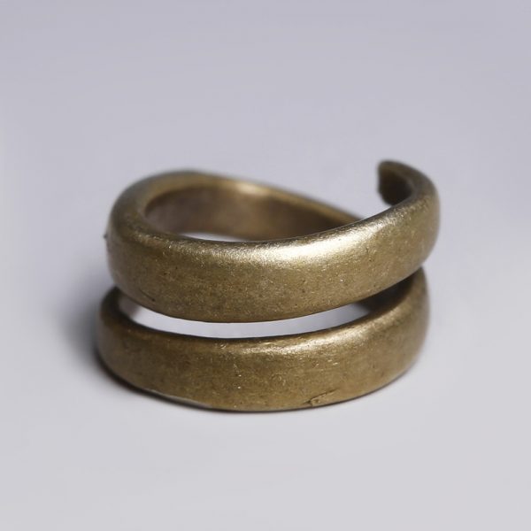 Bronze Age Gold Coiled Hair Ring
