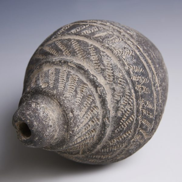 Byzantine Hand Grenade with Rouletted Designs