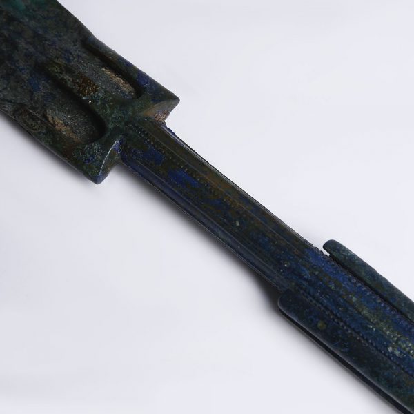 Luristan Bronze Long Sword with Stabbing Hilt