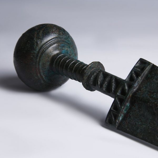 Luristan Bronze Sword with Large Spherical Pommel
