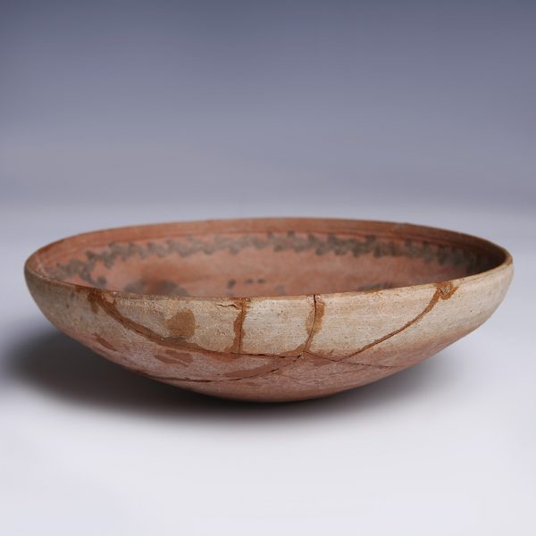 Nabataean Terracotta Bowl with Birds