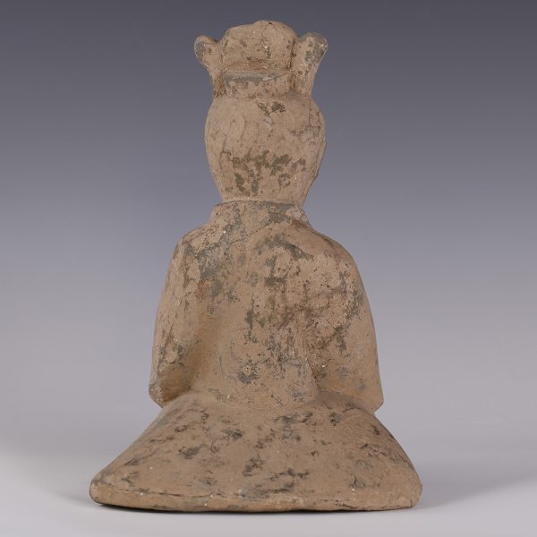 Eastern Han Terracotta Kneeling Wet Nurse Figurine