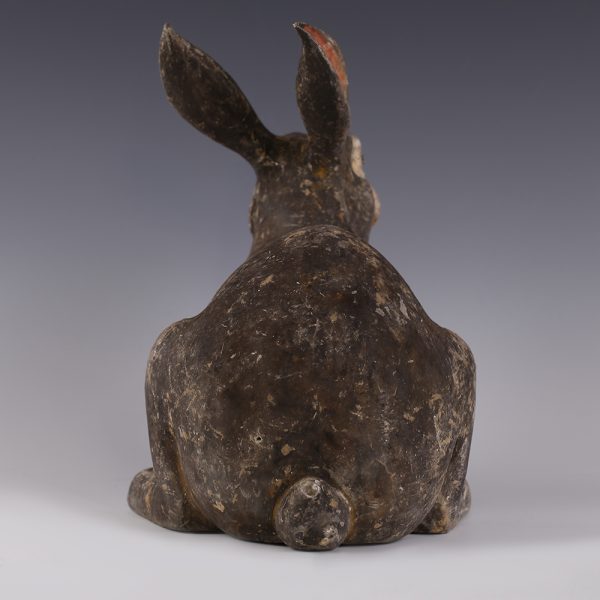 Chinese Han Terracotta Rabbit Figurine