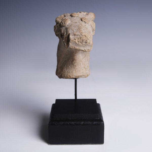 Mesopotamian Terracotta Ram’s Head Fragment