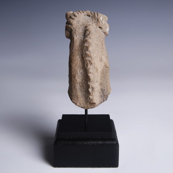 Mesopotamian Terracotta Ram’s Head Fragment
