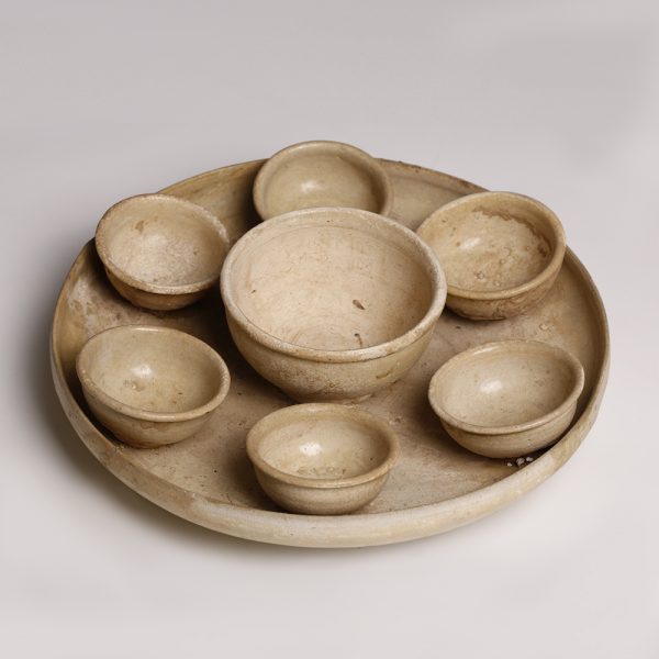 Tang Yue-Ware Monochrome Glazed Ceramic Tea Set