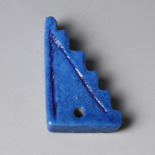 Ancient Egyptian Turquoise Faience Khet Amulet